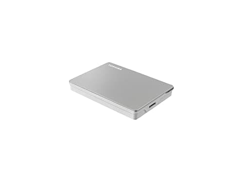 Toshiba Canvio Flex 2TB Portable External Hard Drive USB-C USB 3.0, Silver for PC, Mac, & Tablet - HDTX120XSCAA 4