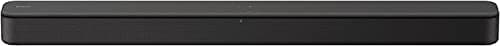 Sony S100F 2.0ch Soundbar with Bass Reflex Speaker, Integrated Tweeter and Bluetooth, (HTS100F), easy setup, compact, home office use with clear sound black