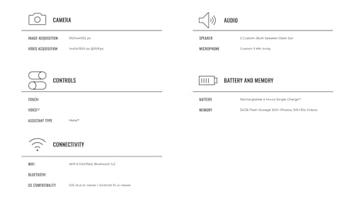 Ray-Ban Meta (Gen 1), Skyler, Shiny Chalky Grey | Smart AI Glasses for Men, Women - 12 MP Camera, Open-Ear Speakers, Video Recording, Bluetooth - Transitions® Sapphire Lenses — Wearable Technology 3