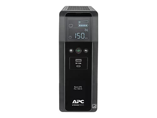 ARRIS SURFboard SB8200 DOCSIS 3.1 Cable Modem, Approved for Comcast Xfinity & APC UPS 1500VA Sine Wave UPS Battery Backup, BR1500MS2 Backup Battery Power Supply 4