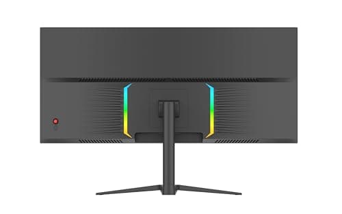 Raywego 34 Inch Ultrawide Monitor 3440 x 1440P Curved Gaming Monitor,Swivel/Height Adjustable,21:9 Aspect Ratio with RGB Backlight,165Hz 127% sRGB 4000:1 Contrast Ratio,PIP/PBP Black,2026 5
