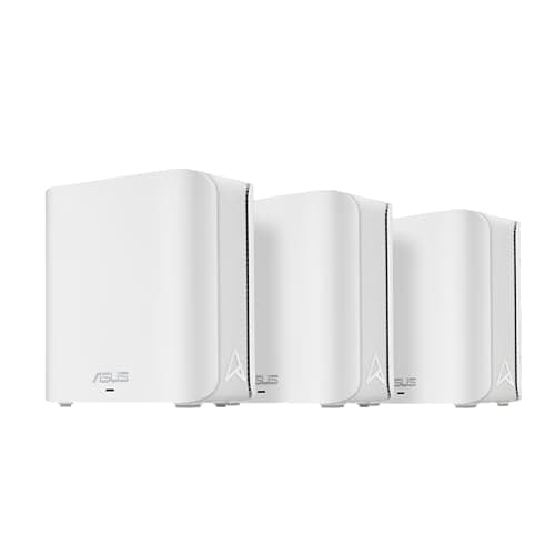 ASUS ZenWiFi BD5 Dual-Band WiFi 7 Mesh, 5000 Mbps, 6800 sq.ft (3pk), Dual 2.5G Ports, Security and Parental Controls Included, Smart Home Master SSIDs