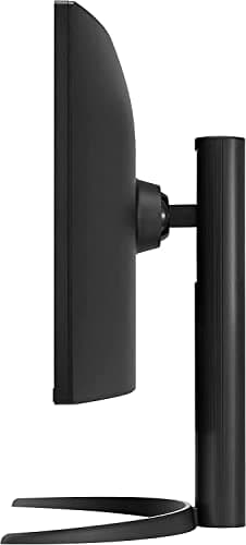 LG 34WP65C-B UltraWide Computer Monitor 34-inch QHD (3440x1440) 160Hz, HDR10, AMD FreeSync Premium, Built-in Speaker, Borderless Design, Tilt/Height Stand, HDMI DisplayPort, Black 4