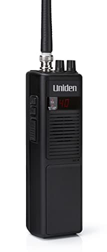 Uniden PRO401HH Professional Series 40 Channel Handheld CB Radio, 4 Watts Power with Hi/Low Power Switch, Auto noise cancellation, Belt Clip And Strap Included, 2.75in. x 4.33in. x 8.66in. 5