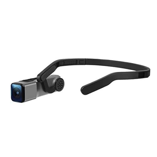 ORDRO EP7 4K 60FPS Camcorder Head-Mounted Video Camera, Wi-Fi APP Control, 2-Axis Gimbal Stabilizer with Remote Control,64GB Memory Card 4