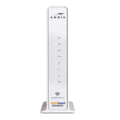 ARRIS SURFboard SVG2482AC DOCSIS 3.0 Cable Modem & AC2350 Wi-Fi Router , Comcast Xfinity Internet & Voice , Four 1 Gbps Ports , 2 Telephony Ports for Digital Voice , Up to 800 Mbps 2