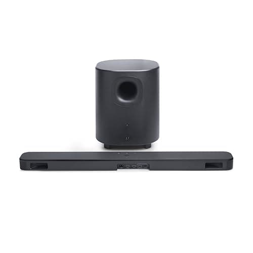 JBL Bar 500MK2-5.1 Channel soundbar System with Dolby Atmos®, MultiBeam™ 3.0 & PureVoice 2.0, 750W with 10" Sub, Easy Sound Calibration, and Works with Voice Assistant-Enabled Speakers (Black) 4