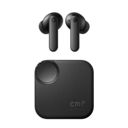CMF Buds 2 Wireless Earbuds, 2025New Bluetooth Headphones with 48dB Hybrid ANC, Ultra Bass Technology Active Noise Cancellation Earphones, 55H Playtime, 6HD Mics, ChatGPT Integration Dark Grey