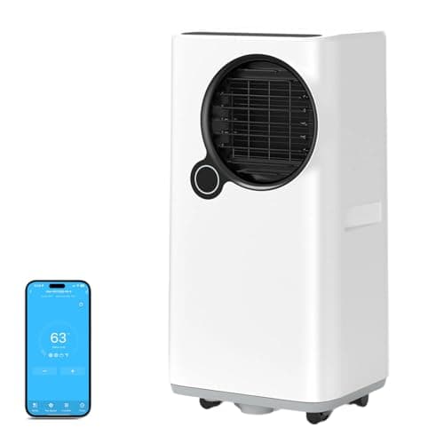 Portable Air Conditioners, 16000 BTU 6-in-1 Cooling, Dehumidifier & Fan, Ultra Quiet with 24H Smart Timer, Auto Shut-Off & Child Lock for Home/Bedroom/Office