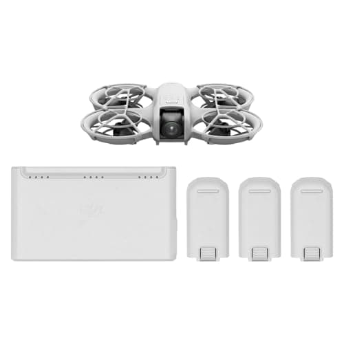 DJI Neo Three-Battery Combo, Mini Drone with 4K UHD Camera for Adults, 135g Self Flying Drone that Follows You, Palm Takeoff, Subject Tracking, QuickShots, Stabilized Video (Controller-Free)