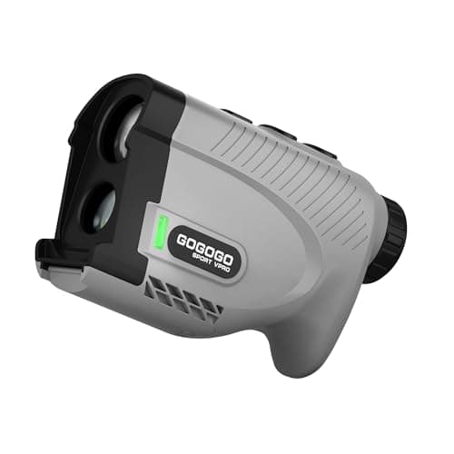Gogogo Sport Vpro Gen 2 Golf Laser Rangefinder, Ultra-Clear Optics with 99% Transmission Lens OLED Display, Dual Power Sources, FlagLock/Slope/Magnetic/Lightweight (Gen 2)