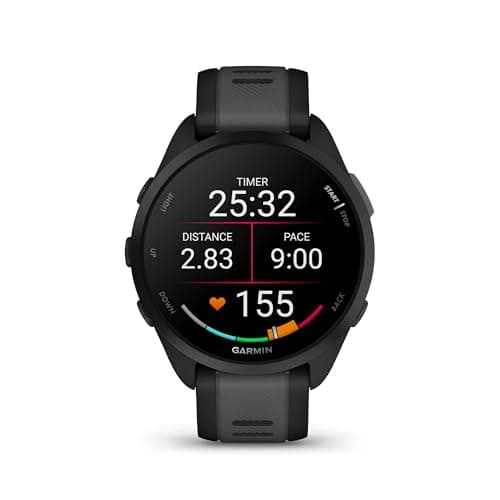 Garmin Forerunner 165, Running Smartwatch, Colorful AMOLED Display, Training Metrics and Recovery Insights, Black 2