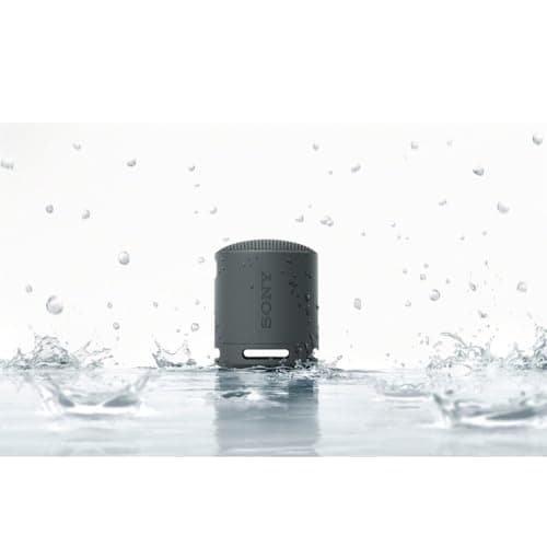 Sony SRS-XB100 Wireless Bluetooth Portable Lightweight Super-Compact Travel Speaker, Durable IP67 Waterproof & Dustproof Shower Speaker, 16 Hour Battery, Versatile Strap, & Hands-free Calling, Black 5