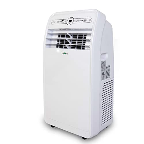 Uhome 12000 BTU Portable Air Conditioner with Heater up to 400 Sq. Ft, Ac Heater Combo Window Unit, Portable AC Unit with Dehumidifier & Fan, Cools & Heats,Remote Control and Window Kit Included,White