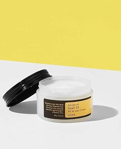 COSRX Snail Mucin 92% Face Moisturizer, 3.52 Oz, Lightweight Moisturing Cream for Soft, Glowy Skin, Korean Skin Care, Korean Moisturizer Face Cream, Stocking Stuffers for Women 3