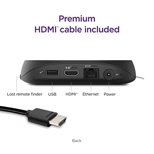 Roku Ultra | The Ultimate Streaming Device 4K/HDR/D. Vision/Atmos, Rechargeable Roku Voice Remote Pro, and More | Free & Live TV (Renewed) 4