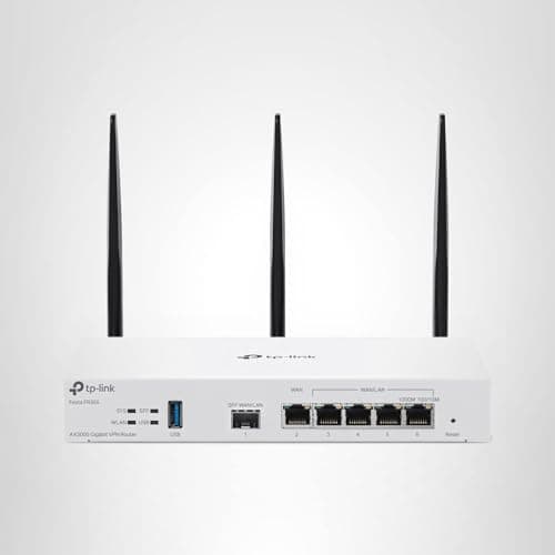 TP-Link Festa FR365, AX3000 WiFi 6 VPN Router, Up to 5 Gigabit WAN + 1 USB 3.0 WAN + 1 SFP, Self-Organizing Network, Free Cloud, Load Balance, Mesh, Seamless Roaming, Does not Work with Omada 5