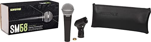 Shure SM58 Professional XLR Dynamic Vocal Microphone – Cardioid Mic for Live Performance, Studio Recording, Podcasting & Broadcasting (SM58-LC) 2