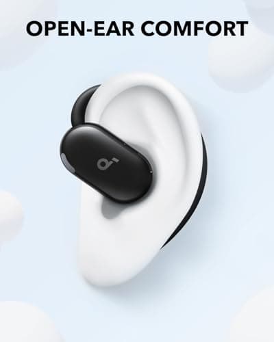 Soundcore V20i by Anker Open-Ear Headphones, Adjustable Ear Hooks, Ultra-Comfort, Snug Fit, Powerful Sound, Clear Calls, IP55, 36H Playtime, Bluetooth 5.4 Wireless Earbuds, Multipoint Connection 2