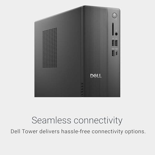 Dell Tower Desktop Computer Ect1250 for Business, Intel Core Ultra 5 225 (Up to 4.9GHz), Intel UHD Graphics, 32GB DDR5 5600MT/s, 1TB SSD, Wi-Fi 6, Windows 11 Pro 2