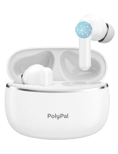Polypal P1 7 in 1 AI Translation Earbuds, Supports 138 Languages, Real-Time Spanish English Interpreter Headphones, Ideal for Live Speech, Online Learning, Travel, APP Work with iOS and Android