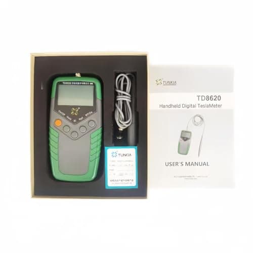 ZOEYEC TD8620 Digital Handheld Gaussmeter Permanent Magnet Surface Magnetic Field Gauss Meter High Precision Tesla Meter Tester Accuracy ±5% 3