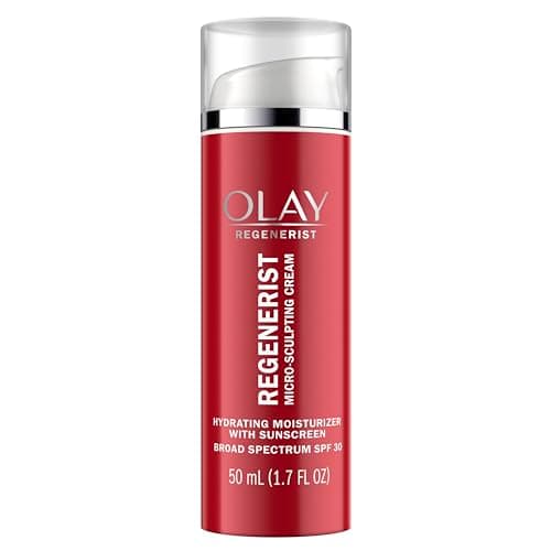 Face Moisturizer by Olay Regenerist Micro-Sculpting Cream Face Moisturizer with SPF 30 Broad Spectrum 1.7 oz