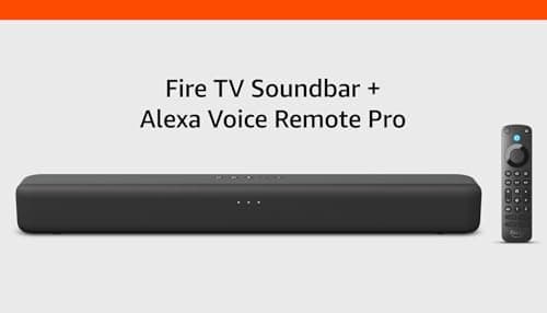 Amazon Fire TV Soundbar with Alexa Voice Remote Pro 5