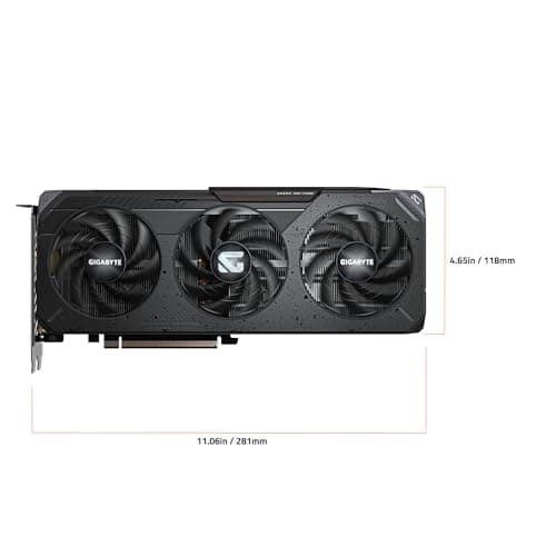 GIGABYTE Radeon RX 9060 XT Gaming OC 16G Graphics Card, PCIe 5.0, 16GB GDDR6, GV-R9060XTGAMING OC-16GD Video Card 5