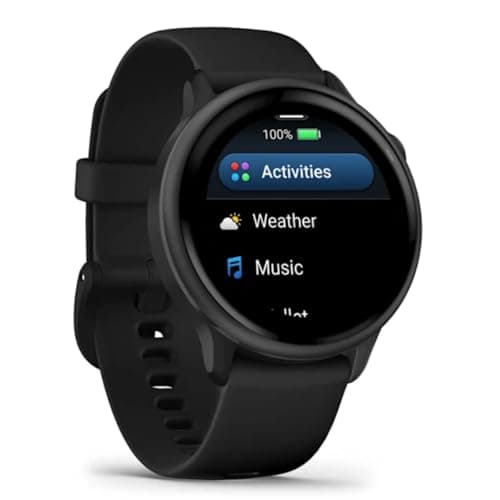 Garmin vívoactive® 6, Health and Fitness GPS Smartwatch, AMOLED Display, Up to 11 Days of Battery, Slate with Black Band 4