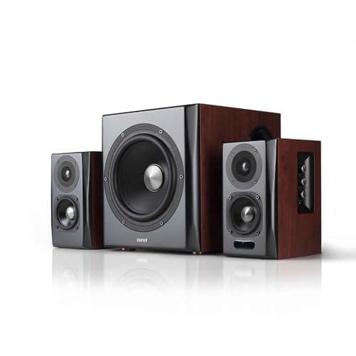 Edifier S350DB Wireless Bluetooth Speaker System, Bookshelf Speakers Set, 150W RMS Output, Connect with Optical/Coaxial/Bluetooth/Dual RCA