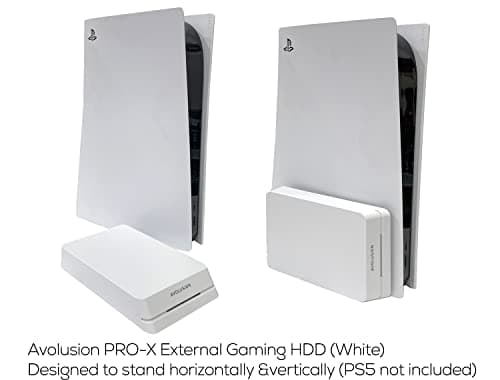 Avolusion HDDGear Pro 3TB 7200RPM USB 3.0 External Gaming Hard Drive (for PS5) White (Renewed) 4