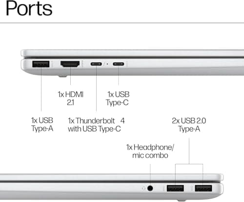 HP Envy 17 Laptop for Business, Creator, Designer (17.3" FHD Touchscreen, Intel Core Ultra 7 155H, 32GB DDR5, 1TB SSD), Backlit, 5MP IR Webcam, Long Battery Life, Win 11 Pro, AI PC (Renewed) 3
