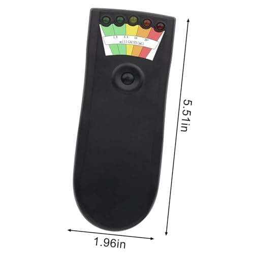 Upgraded Rechargeable EMF Detector for Ghost Hunting with 5 Level LED Portable Handheld Magnetic Field Detector Ghost Hunting Equipment Electromagnetic Paranormal Equipment Tester Up to 20 + MG 2