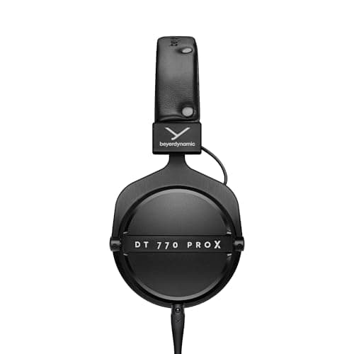 beyerdynamic DT 770 Pro X Over-Ear Studio Wired Headphones for Recording and Monitoring (Closed) with Detachable Cable Handmade in Germany (48 Ohms, Black) 2