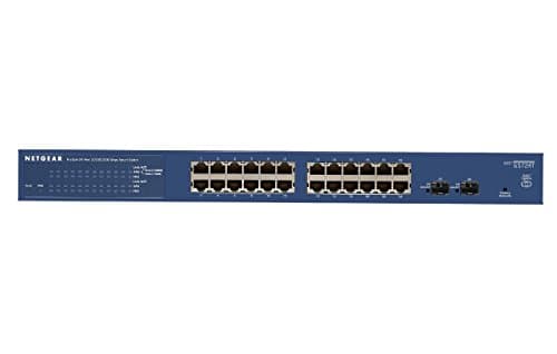 NETGEAR GS724T-400NAS 24-Port Gigabit Smart Managed Pro Switch, 2 SFP, L2, ProSAFE Lifetime Protection (GS724Tv4) (Renewed) 3