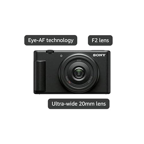 Sony ZV-1F Vlog Camera for Content Creators and Vloggers Black 3