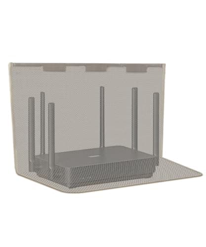 WiFi Router Shielding Cover - 14x16 Inches Copper Nickel Fabric, Adjustable Signal Management for Home & Office