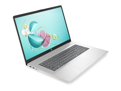 HP 17 Premium Business Laptop, 17.3" Touchscreen Display, Intel 12-core Ultra 7 255U Processor, 16GB RAM 512GB SSD, Windows 11 Pro w/Lifetime Office, BK, Fingerprint Reader, NLY Earphones, Silver 2