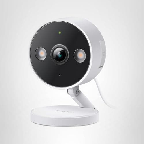 Tapo TP-Link 2K QHD Security Camera, Indoor/Outdoor, 𝟮𝟬𝟮𝟰 𝗣𝗖𝗠𝗮𝗴 𝗘𝗱𝗶𝘁𝗼𝗿'𝘀 𝗖𝗵𝗼𝗶𝗰𝗲, Color Night Vision, Free Person/Pet/Vehicle Detection, Invisible IR Mode, SD Storage, C120 5