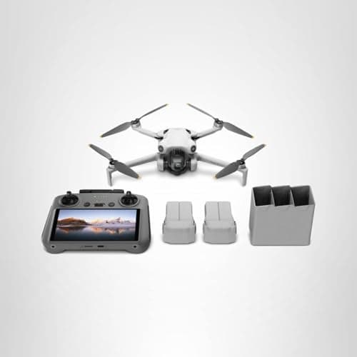 DJI Mini 4 Pro Fly More Combo Plus with DJI RC 2, Drones with Camera for Adults 4K, 3 Intelligent Flight Battery Plus for up to 135 Mins Flight Time, Smart Return to Home, Drone for Beginners 5