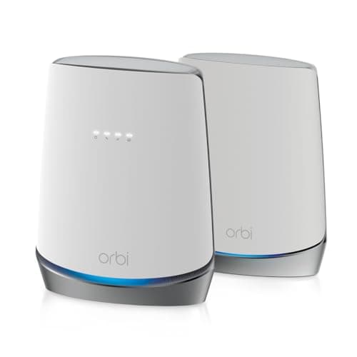 NETGEAR Orbi Cable Modem Router Combo Mesh System (CBK752) DOCSIS 3.1 – AX4200 WiFi 6 (4.2 Gbps) – Works with Xfinity, Spectrum, Cox & More – Covers 5,000 sq.ft., 40 Devices - Free Expert Help