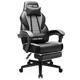 LEMBERI Gaming Chairs with Footrest,Ergonomic Video Game Chairs for Adults,Big and Tall Chair 400lb Weight Capacity, Racing Style Computer Gamer Chair with Headrest and Lumbar Support 5