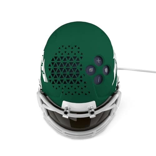 NFL Echo Dot Bundle: Includes Echo Dot | Deep Sea Blue and Limited-Edition NFL Helmet Stand | New York Jets 5