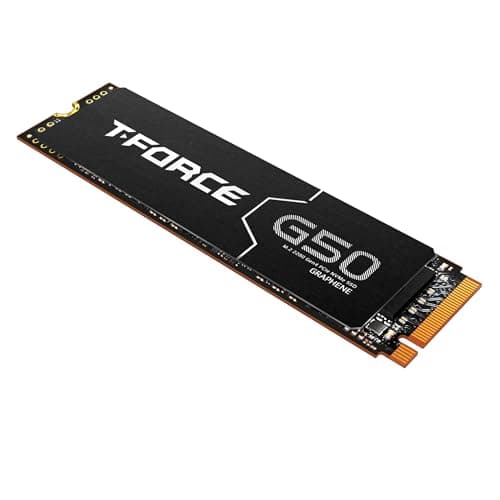 TEAMGROUP T-Force G50 512GB SLC Caching 3D TLC NAND NVMe InnoGrit PCIe Gen4x4 M.2 2280 Gaming SSD with Ultra-Thin Graphene Heat Spreader Works with PS5 Read/Write 5000/2500 MB/s TM8FFE512G0C129 2