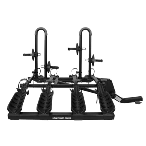 Hollywood Racks Destination 4 Hitch Bike Rack, Lightweight, Black - Platform Style Bike Rack for Car Carries up to 4 Bikes for Safe, Secure Transport - Fits Most Bike Styles, Sizes and Models 2