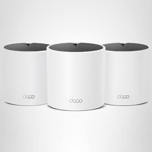 TP-Link Deco X15 Dual-Band AX1500 WiFi 6 Mesh Wi-Fi System | Replaces Routers and Extenders | Covers up to 5,600 sq.ft. | 2 Gigabit Ports per Unit, Supports Ethernet Backhaul, 3-Pack 2