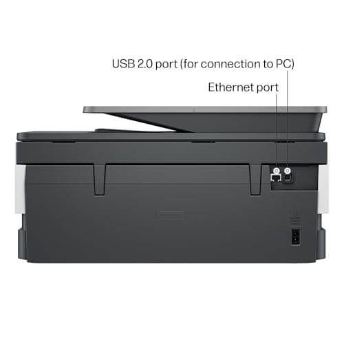 HP OfficeJet Pro 8125e Wireless All-in-One Color Inkjet Printer, Print, scan, Copy, ADF, Duplex Printing Best-for-Home Office, 3 Month Instant Ink Trial Included, AI-Enabled (405T6A) 9