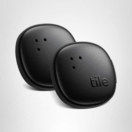 Tile by Life360 Sticker - Small Bluetooth Tracker, Remote Finder and Item Locator for Bikes, Glasses and More. Both iOS and Android Compatible. Phone Finder. 2-Pack (Black) 5