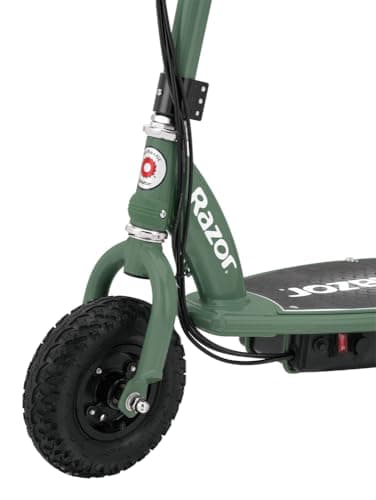 Razor Electric Scooter for Ages 13+, 220 lbs Max Weight,15 MPH High-Torque Motor, 9” Pneumatic Tires, E300 - Portable and Lightweight Outdoor E-Scooter for Teens and Adults, 200 Series, Green 5